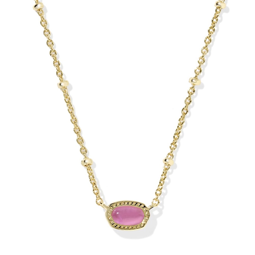 Kendra Scott Mini Elisa Gold Satellite Short Pendant Necklace